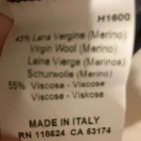 Impulso virgin wool viscose blend sweater - Picture 5 of 8